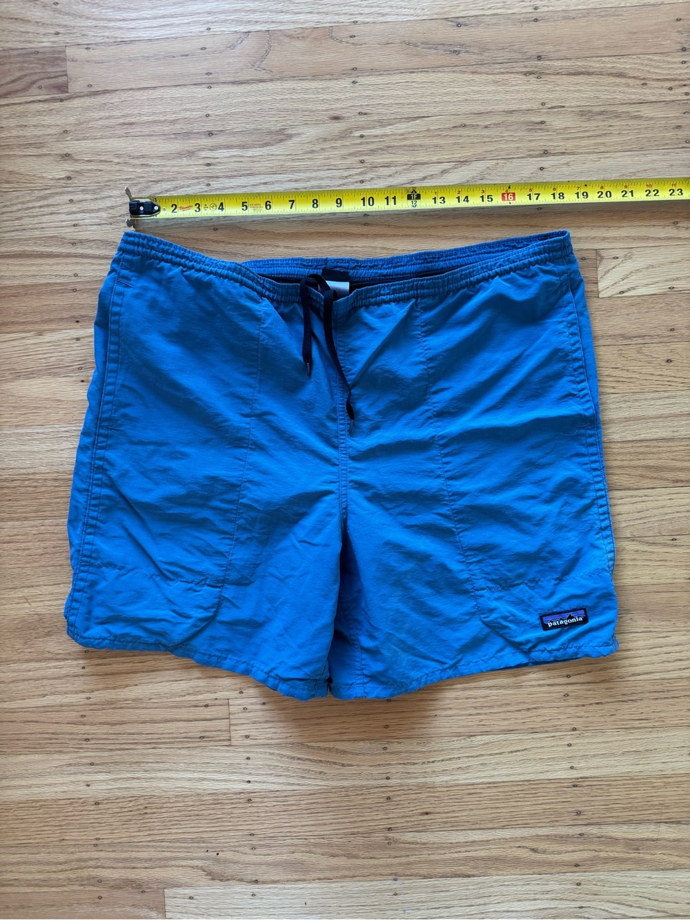 Patagonia Baggies Drawstring Blue 6” Inseam Shorts Men’s M Medium